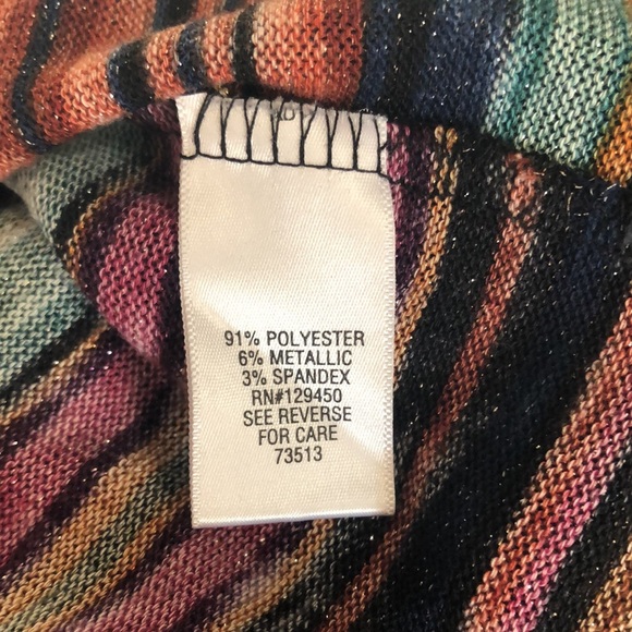 Pretty Hippie-Like Glittery Blouse by Candie’s Size XL - Picture 8 of 9